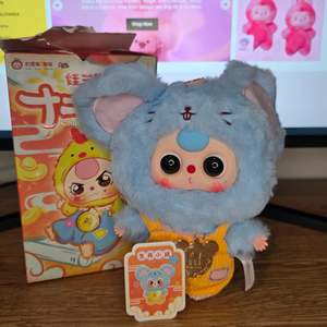 Mystery Boxes Under 40: Confirmed Baby Three Twelve Zodiac Series Plush Blind Box V2 - Rat (Open)