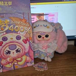 Baby Three Sweet Dream 400% Series Plush Figure - Cake Dream (Open)