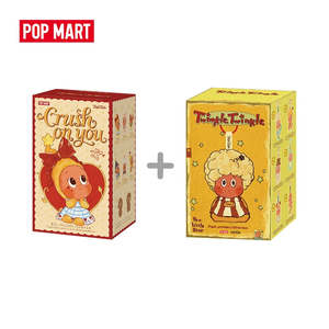 Blind Box Combo Sets Pop Mart Kawaii Collectible Bundles: POP MART Twinkle Twinkle Crush On You & Be a Little Star Plush Pendant Blind Box Combo