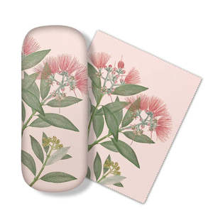 Pohutukawa Glass Case - Pastel Pink