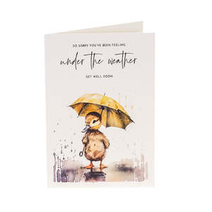 Greeting Cards Gift Wrapping: Greeting card GET WELL