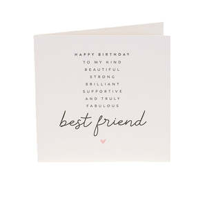 Greeting Card-BEST FRIEND BIRTHDAY