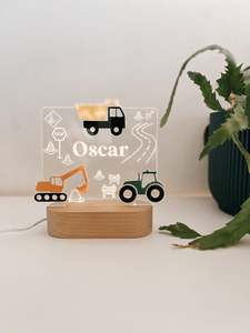 Night Lights: 3D Construction Night Light