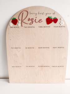 Berry First Photo Board