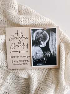 Baby Magnet Photo Announcement