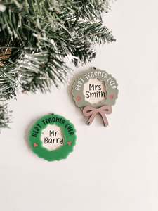 Educator Gifts: Best Teacher Ever Wreath