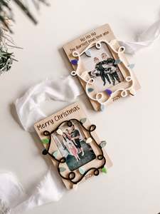 Lights Christmas Photo Magnet