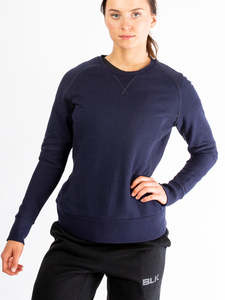 Womens: Ladies Essential Sweat Top - Navy