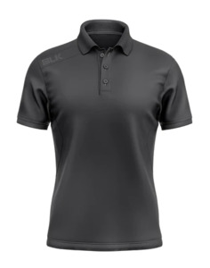 Mens: BLK Tek 6 Polo Mens Charcoal