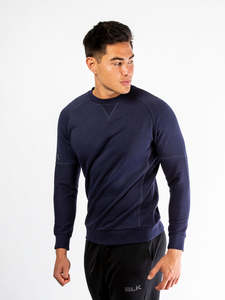 Mens Essential Sweat Top - Navy