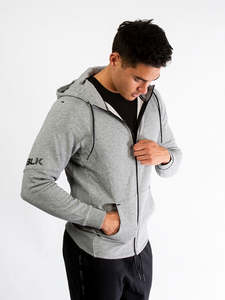 Mens Essential Zip Up Hoodie - Marle
