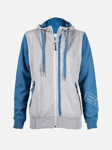 Hoodies L: BLK Ladies Contrast Hoodie Grey