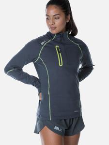 Jackets L: Performance Ladies Warm Up Top Grey/Lime