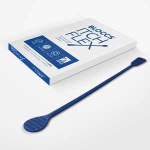 ItchFlex® Bloccs Cast Scratcher 17-Inch Flexible Itch-Relief Tool for Arm and Leg Casts