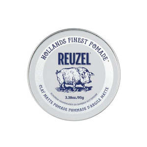Mens Hair Styling And Pomade Hair Wax: Reuzel Clay Matte Pomade