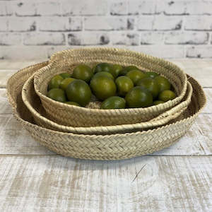 Shallow Woven Basket - Large