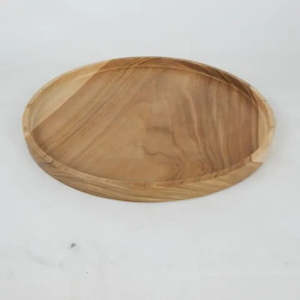 Decorative: Teak Round Platter