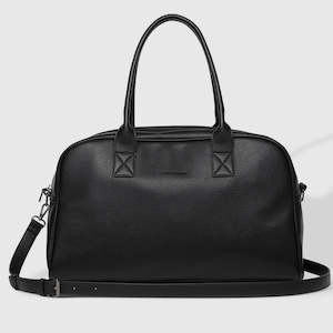 Bags And Leather: Milano Travel Bag - Black