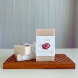 Bathroom: Horoi Soap Slab - Rose Geranium & Chia