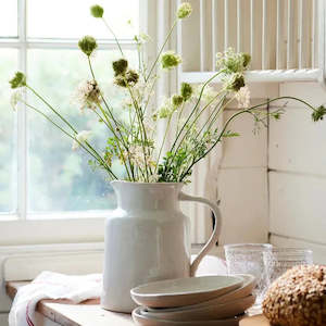 Kitchen Cleaning: Franco Rustic White Large Jug