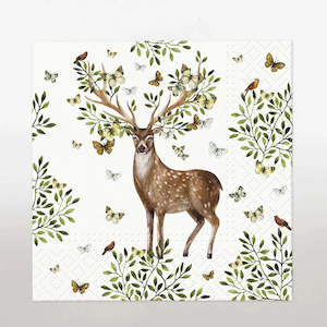 Forest Antlers Lunch Napkins - 20 Pack