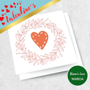 Stationery Cards: Understated Heart Card - V Day 25