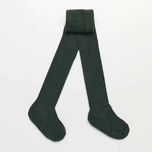 Merino Wool Tights - Fern - Tall