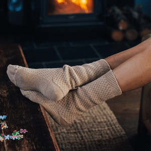 Merino Wool Sunday Socks - Woman - Omaha