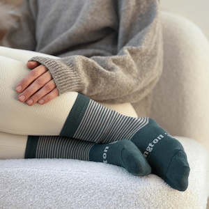 Merino Wool Crew Socks - Kea - Woman