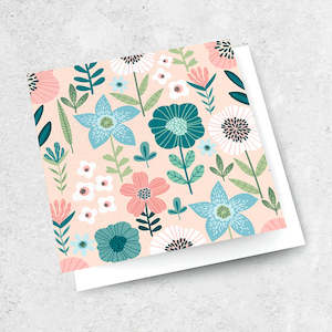 Pink Botanical Card