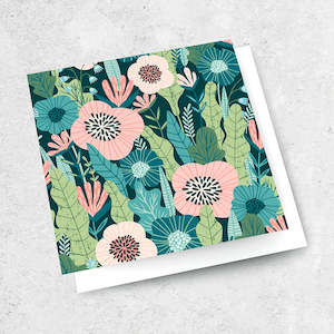 Stationery Cards: Poppy Botanical Card