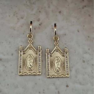 Seraph Cathedral Earrings - Gold