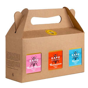 Te Kapu Apiaries Honey Gift Set - 3 Pack with Manuka Honey