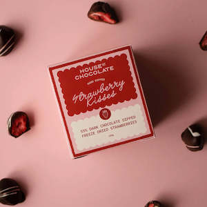 Valentines Chocolate: Chocolate Strawberry Kisses