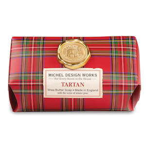 Soap: Large Tartan Christmas Soap