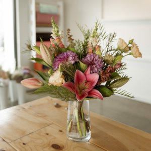 Blooms + Vase Seasonal Mix - Bloom Bouquets