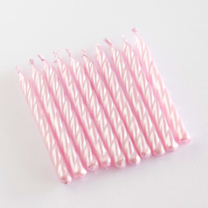 Products: Candles Pink 10pk