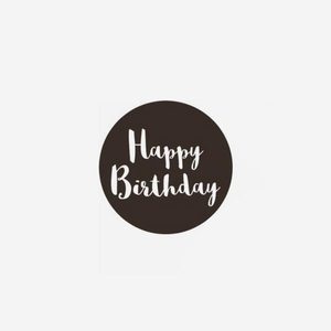 Products: Happy Birthday Chocolate Topper