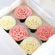 Valentine’s Day Rose Bloom Cupcakes