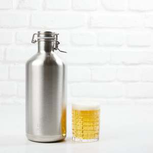 Stainless Steel Beer Growler - Standard 1.9LT