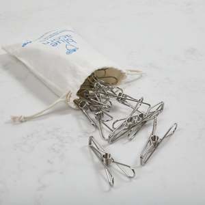 Stainless Steel Pegs, Long 2x76mm, 20 In A Carry Bag