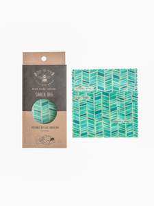Beeswax Wraps Silicone Bags: Lilybee Beeswax Wraps Small Snack Bag