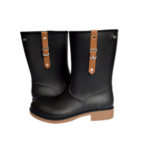 Midmar Mid-Calf Toffee Buckle Gumboot