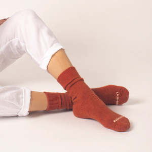 Possum Merino Wool PIHA Socks, Spice
