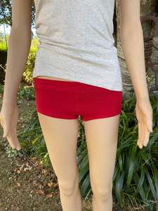 Lingerie: Piha Cheekies - Bright Red