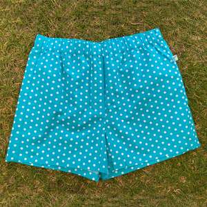Moeraki Shorties - Blue with White Polka Dots