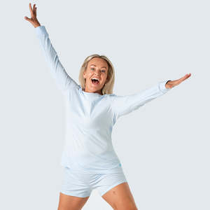 Mangawhai Long Sleeve Pyjama Set - Blue