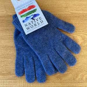 Possum Merino Gloves: Bluebell Possum Merino Gloves