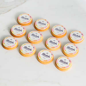 Edible Image Vanilla Shortbread Cookies - Regular