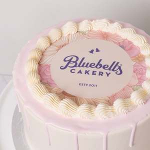 Edible Image Drizzle Cake